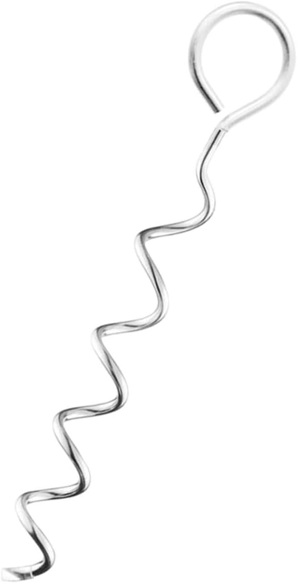 COLLBATH Heavy Duty Dog Tie Out Stake Portable Ground Anchor with Ergonomic Handle Spiral Design for Secure Outdoor Use for Camping and Pet Leashes