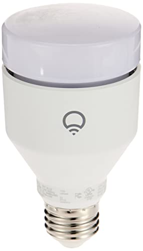 LIFX Cor A19 1100 lúmens, lâmpada de LED inteligente Wi-Fi, bilhões de cores e brancos, sem necessidade de ponte, funciona com Alexa, Hey Google, HomeKit e Siri, multicolorido