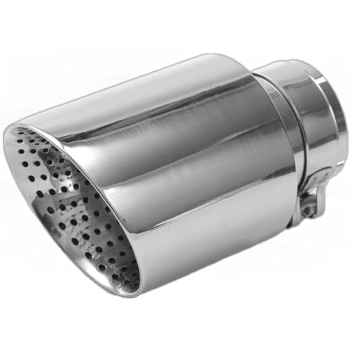 Embout echappement universel 63mm inox 304 pour système tuyau silencieux