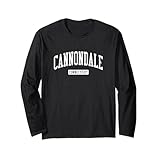 コネチカット州キャノンデールCTビンテージアスレチックスポーツデザイン。 長袖Tシャツ