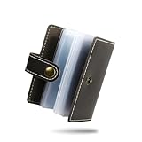 [亀登鞄製作所] 上質な本革使用 【 カード26枚収納 カードケース クレジットカードケース 手帳型 クレカケース メンズ 本革 大容量 カード入れ レディース 革 ポイントカード 会員証 診察券 トレカスモールサイズ (ダークブラウン)