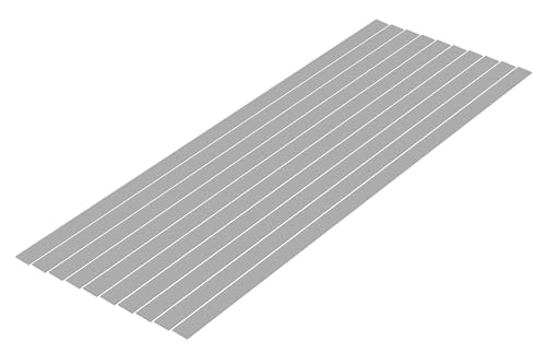 Matériaux en plastique gris OM-478 Wave Material Series 0,5x8mm pour modélisme