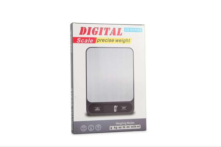 Miniatura 4 de Generic Báscula de peso digital para cocina casera, plata y negro