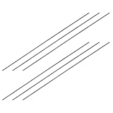 Cabilock Töpferwerkzeug Wolframdraht 2mm 6 Stück 20cm Hitzebeständiger Brenndraht für Brennöfen und Schmuckherstellung Ofendraht für Brennwerkzeuge