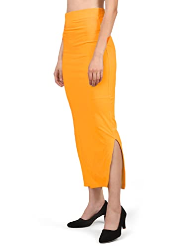 Image of Mehrang Stretchable Saree Shapewear Petticoat for Women, Cotton Blended,Petticoat,Skirts for Women,Shape Wear Dress for Saree