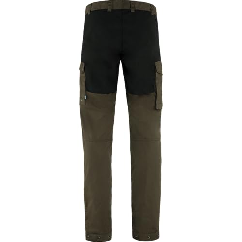 Image of Fjallraven Vidda Pro Men's Hiking Trousers (US, Wasit Inseam, 34, 32, Regular, Regular, Dark Olive-Black)