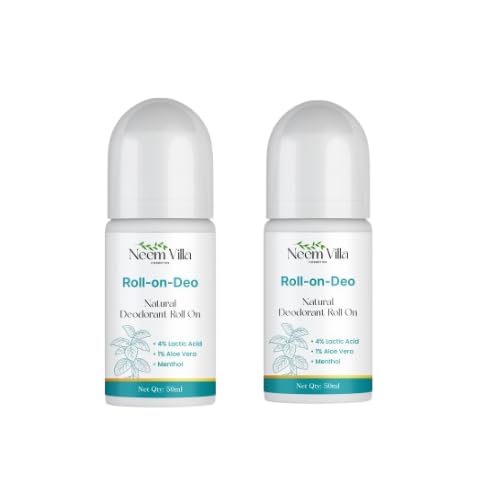 Image of Underarm Roll-On Deodorant | Pack of 2 | Alcohol-Free, Paraben-Free, Silicone-Free | Natural Whitening Roll-On for Men & Women | Long-Lasting Odor Protection - 50ml Each