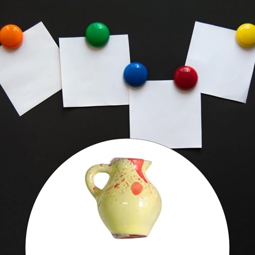 Image of MeadawgsVase Fridge Magnets Cute DPUSHrative Diorama Ornament for Cabinet Door Layout Yellow|Home & Garden|Kitchen, Dining & Bar|Kitchen Tools & Gadgets|Refrigerator Magnets