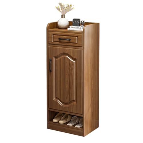 Meuble à chaussures en bois à 5 niveaux et étagères ouvertes pour l'entrée