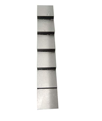 Bloque de calibración de 6 pasos para medidores ultrasónicos de espesor: 2,5 mm, 5 mm, 10 mm, 15 mm, 20 mm y 25 mm, fabricado en acero 1018 miniatura 6
