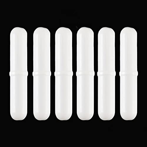 LABALPHA 6Pcs PTFE Magnetic Stirrer Mixer Stir Bar, Magnetic Stir Bar 50mm/1.96 inch