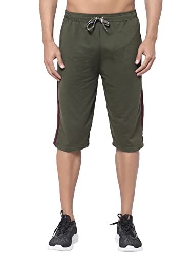 Image of KZALCON by Uzarus Men's Regular Fit Shorts Three Fourth Capri