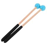 PAMINGONO Mazas para Xilófono de Madera con Mango Ergonómico Baquetas de Percusión Ligeras para Juego de 1 Par para Instrumentos Musicales Educativos y Presentaciones en Aula