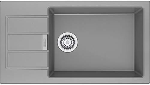 Franke 114.0496.098 granito fregadero de cocina con un solo cuenc...