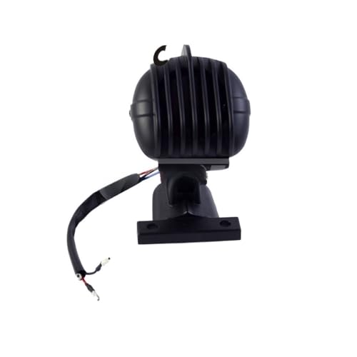 Feu arrière de gril microphone moto LED en métal robuste style rétro