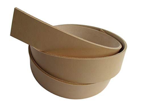 9-10 oz Veg Tanned Leather Strap, Leather Strip, Leather Band, Natural Leather Belt Blank 51-55