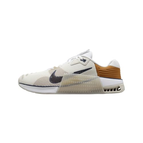 Nike Metcon 9 AMP Men's Workout Shoes (DZ2616-100, White/Light Bone/Limestone/Midnight Navy) Size 8