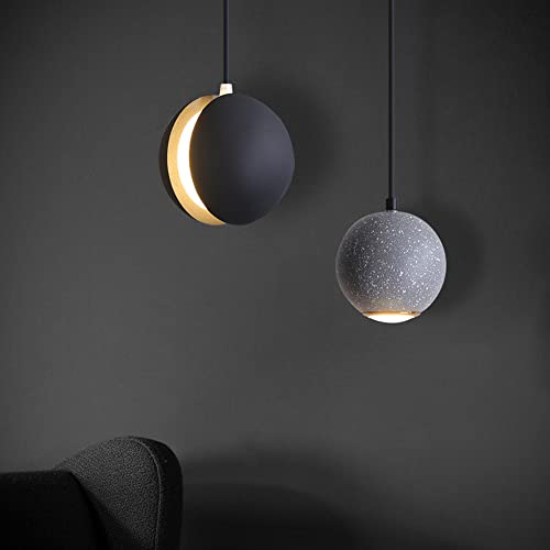 Luminaire suspendu anti-éblouissement noir pour îlot de cuisine sombre - 3