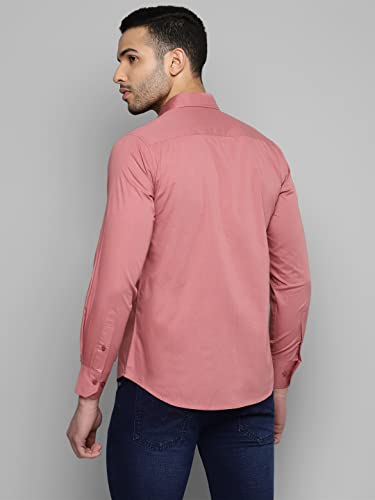 Image of Allen Cooper Solid Shirts for Men - 100% Cotton Comfort Fit Casual and Formal Shirt - Breathable, Soft, Classic Style (Multiple Colors)