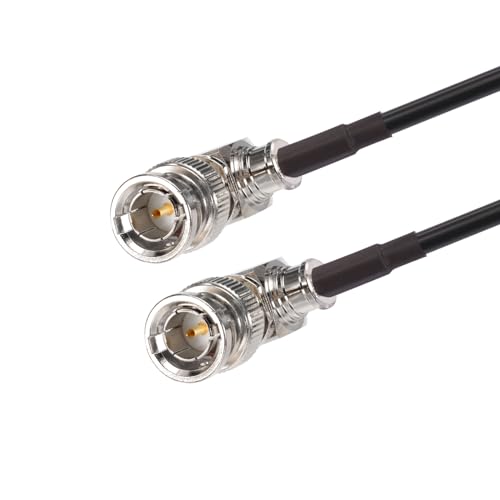 Image of Superbat 3G /6G /12G SDI Cable 3ft BNC Cable 75 Ohm Thin Precision SDI Video Cable Right Angle Supports HD-SDI /3G-SDI /4K /8K Monitor Surveillance Camera CCTV System