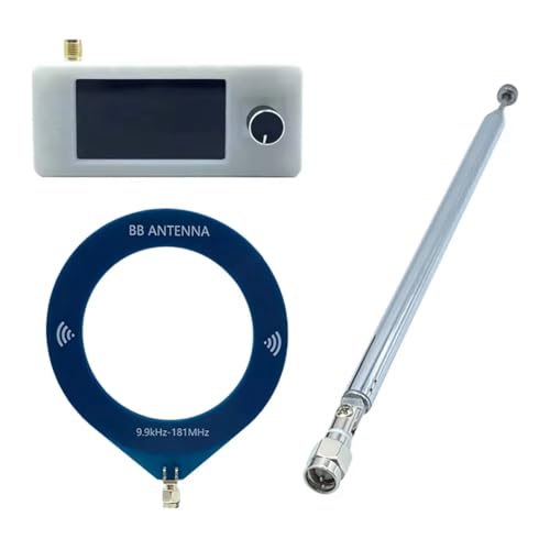 Radio portable avec 2 antennes SI4732 blanc pour randonnée et camping