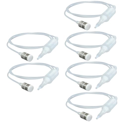 OKUMEYR 3sets Wine Siphon Filter Soft Tube for Brew Transfer Reusable Siphon Hose for Home Brewing 2pcs*3