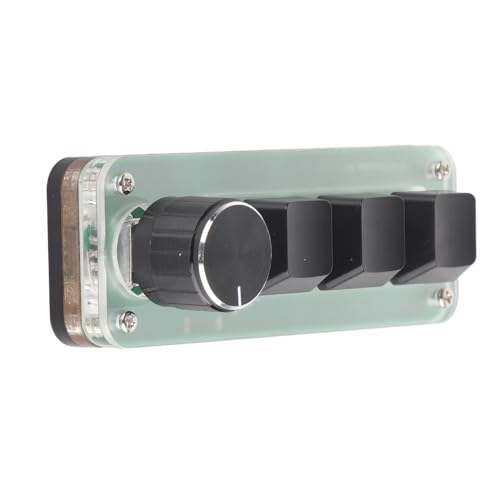 Teclado mecánico USB de 3 teclas con perilla programable de acrílico 2