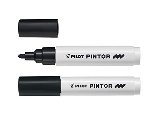 Pincel marcador Pintor ponta média 1.4mm - preto - Pilot
