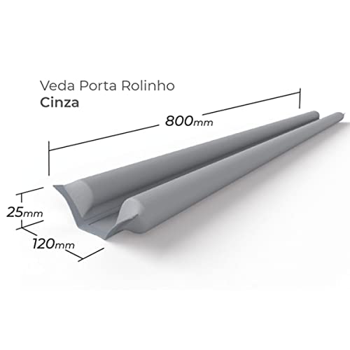 Veda Porta Rolinho em Couro Sintético – Isolamento Térmico, Acústico, Protege Contra Insetos e Luz –