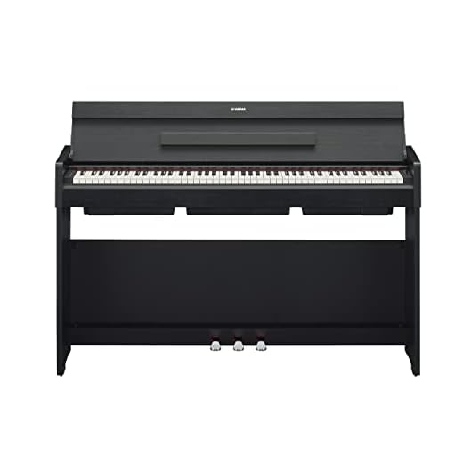 Yamaha ARIUS YDP-S35 - Piano digital elegante para aficionados, para una experiencia similar a la de un piano acústico, adecuado para cualquier rincón de la casa, en negro