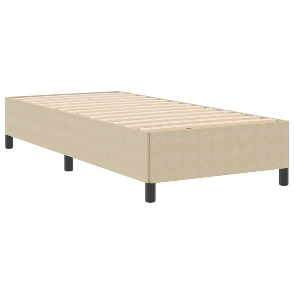 Cama somier Base lecho canapé tapizado en Pana Verde grisáceo, 80 x 200 cm, Estructura de Pino, somier de Lamas, Dormitorio Adulto e invitado, Soporte Firme y Montaje Sencillo