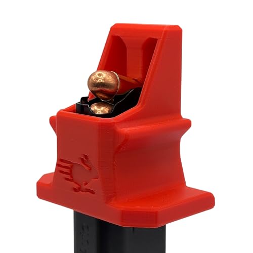 Mag Rabbit Magazine Rapid Speed Loader for Smith & Wesson M&P Bodyguard 2.0 (Not Single Stack) - Pain Free - Thumb Relief - Easy Loading (Red)