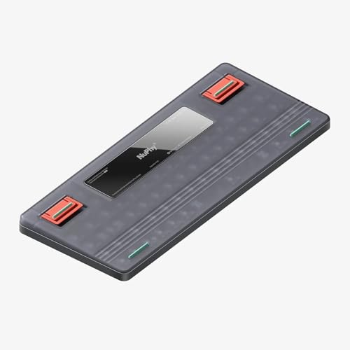 Image of nuphy Air75 V2 Portable 75% Mechanical Keyboard,Wireless Keyboard,Supports Bluetooth /2.4G /USB-C RGB Bluetooth Keyboards,Compatible with Windows /Mac OS /Linux Systems Grey-Gateron Wisteria Switch