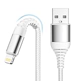 cable iphone 5c 【Cable iPhone 2M】Cable lightning avec un câble ultra long de 2 m vous fournit plus de commodité au quotidien. Compacte et facile à transporter, vous permettant de recharger vos appareils iOS à tout moment et en tout lieu.Pendant ce temps, 2 m câble est suffisamment long pour charger facilement votre téléphone dans la chambre, le canapé ou le bureau