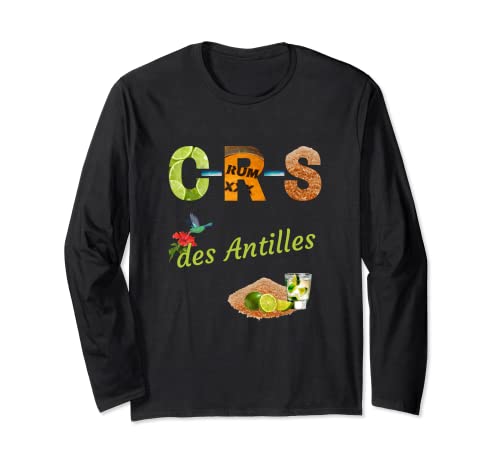 CRS des Antilles Citron Rhum Sucre Humour Alcool Apero Rhum Manche Longue Cover