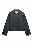 Marks & Spencer Caban coupe courte Pur coton Bleu Marine UK 14 (EU 42)