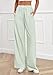 PRETTYGARDEN Womens Wide Leg Striped Pants 2026 Fall Casual High Waisted Baggy Palazzo Lounge Trousers Spring Fashion Bottoms (Light Green,X-Small)