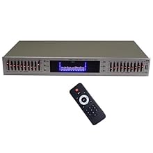 Precise Audio Adjustments: Achieve audio balance with our 20-band graphic equalizer processor, offering precise digital control for fine-tuning effects, eliminating distortion, and optimizing guitar or home stereo performance. Visualize Your Sound: M...