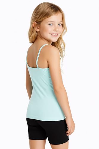 Image of Kurve Girl's Sleeveless Tank Top - Stretch Undershirts Cami Camisole, UV Protective Fabric, Rated UPF 50+ (Made in USA)