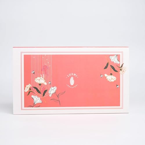 Image of Luxmi Estates Loose Leaves Sleep Tea Gift Box - 1 Valerian Dream, 1 Vanilla Spice Chai, 1 Bucket Infuser & 1Spoon, Premium Green & Herbal Tea Variety Pack, Gift Set for Men and Women, Healthy Gift Pack, Loose Leaves | Valentines Day Gifts for Him & Her