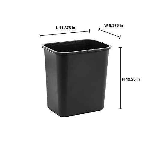image for United Solutions 13 Quart / 3.25 Gallon Space-efficient Trash Wastebas