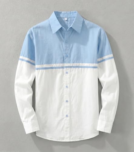 Image of Afflatus Men's Stylish Cotton Casual Shirt | Full Sleeve Button-Down Shirt | Comfortable Breathable Fabric | Perfect for Casual Office and Outing Wear