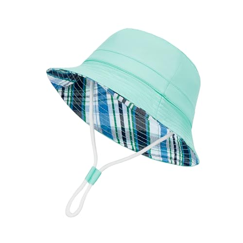 Image of Durio UPF 50+ Beach Baby Sun Hat Sun Protection Cute Wide Brim Summer Baby Boy Bucket Hats Toddler Sun Hats for Girl