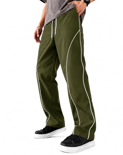 Image of NETCLICK Men's Polyester Straight Fit Trackpant | Lightweight, Sports Lower, Gym, Running, Casual Wear