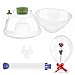 Balloon Stuffing Machine Kit, Balloon Stuffer Filling Tool Wrapping Machine With Flower Stuffer Tube Set, Expander, Electric Air Pump, 5 Bobo Balloons and 5 Latex Balloons