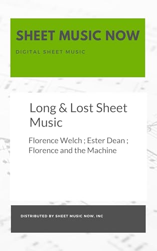 Long & Lost Sheet Music (English Edition)