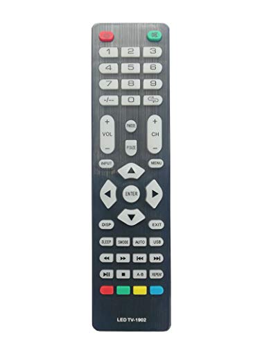 Image of LipiWorld LED-1902 LCD Led Remote Control (Suitable for Intex Led Tv Old Exactly Same Will Only Work) Compatible for Intex Tv Remote