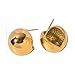New 2026 Unisex Stainless Steel Ball Earrings Simple Hemispheric For Women Luxury Fashion Jewelry Findings Gifts Trendy Accessories Creative Gift Women And Men