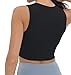 V VOCNI Nursing Tank Tops for Breastfeeding Maternity Tank Tops Sports BrasPregnancy Workout Crop Tops Black Small