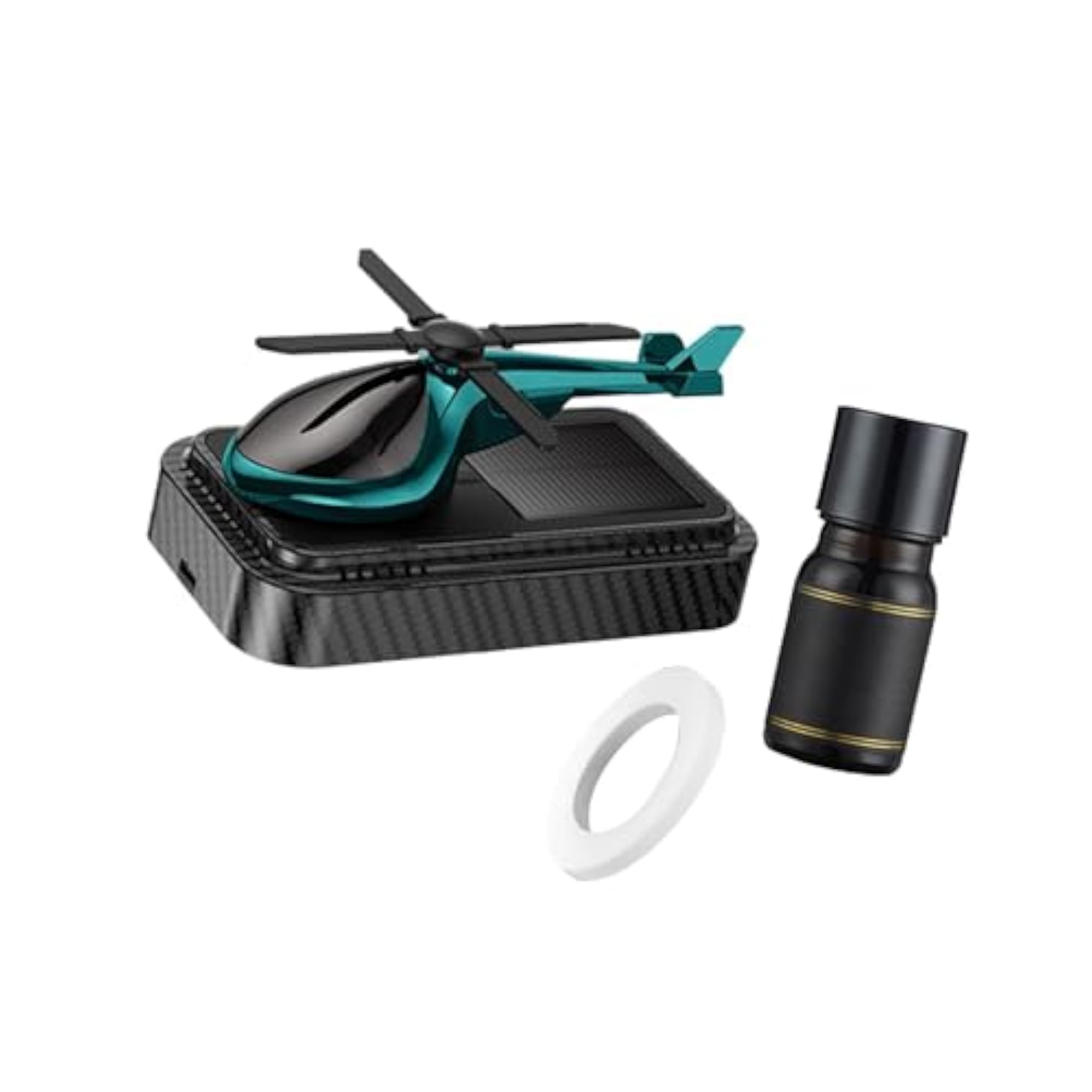 Solar Airplane Aroma Diffuser Ornament, Essential Oil Fragrance